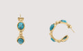 Turquoise Huggie